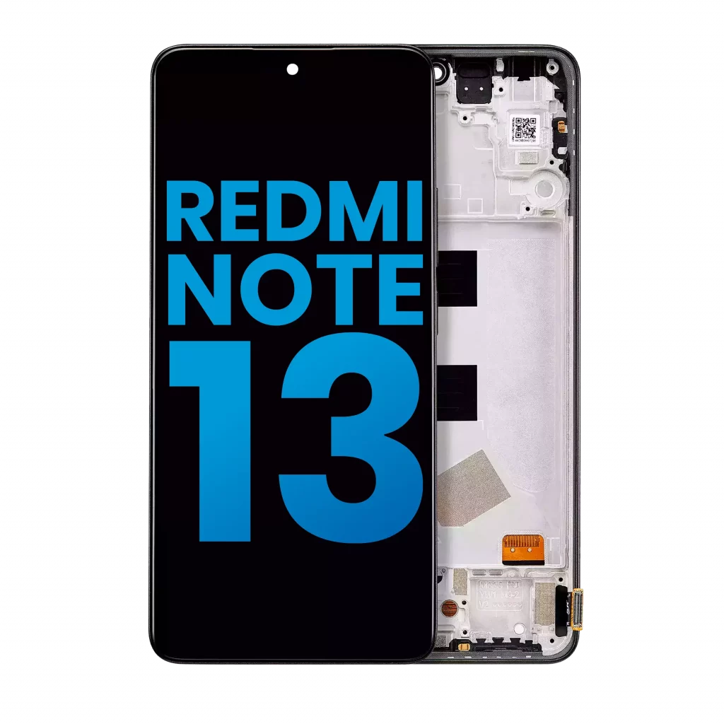 LCD Assembly With Frame For Xiaomi Redmi Note 13 4G (Aftermarket: Incell) (Midnight Black)