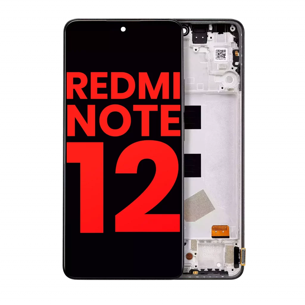 OLED Assembly With Frame For Xiaomi Redmi Note 12 4G (Aftermarket Plus) (All Colors)