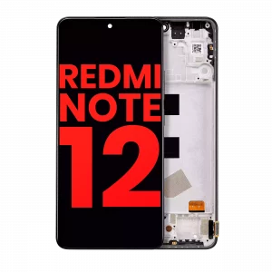 OLED Assembly With Frame For Xiaomi Redmi Note 12 4G (Aftermarket Plus) (All Colors)