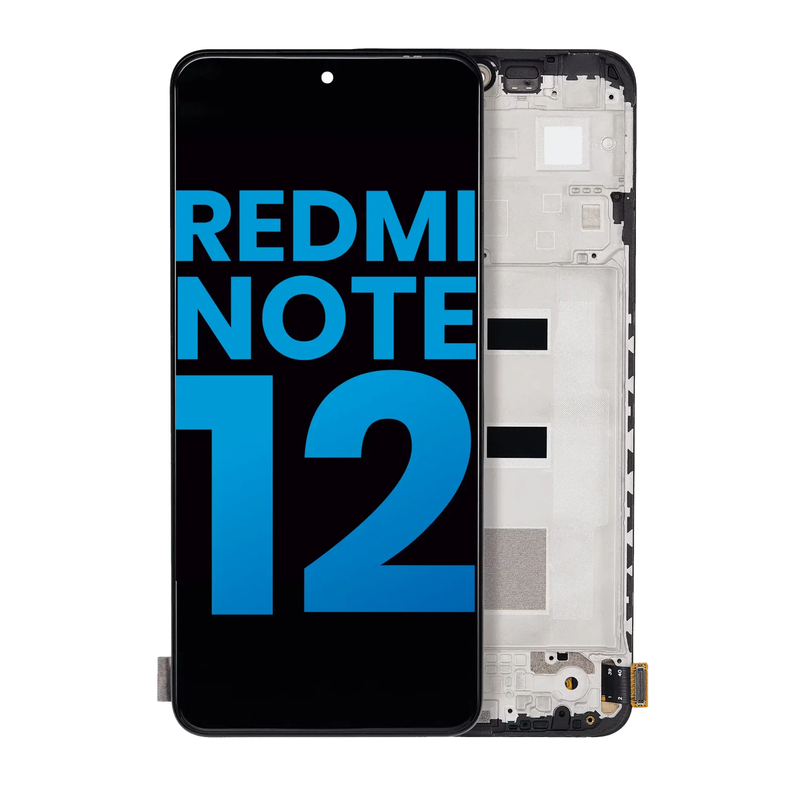 LCD Assembly With Frame For Xiaomi Redmi Note 12 4G (Aftermarket: Incell) (All Colors)