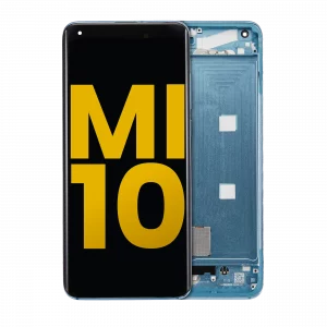 OLED Assembly With Frame For Xiaomi Mi 10 5G (Refurbished) (Coral Green)