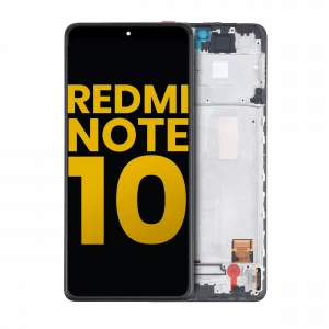OLED Assembly With Frame For Xiaomi Redmi Note 10 4G / Redmi Note 10S (Refurbished) (All Colors)