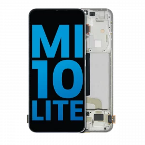 LCD Assembly With Frame For Xiaomi Mi 10 Lite 5G (Aftermarket: Incell) (Dream White)