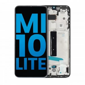 LCD Assembly With Frame For Xiaomi Mi 10 Lite 5G (Aftermarket: Incell) (Cosmic Gray)