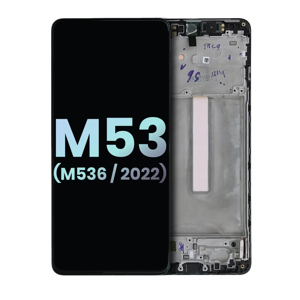 OLED Assembly With Frame For Samsung Galaxy M53 5G (M536 / 2022) (Service Pack) (All Colors)