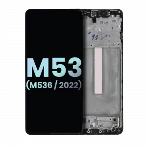 OLED Assembly With Frame For Samsung Galaxy M53 5G (M536 / 2022) (Service Pack) (All Colors)