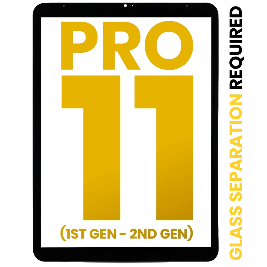 Digitizer For iPad Pro 11" 1st Gen (2018) / iPad Pro 11" 2nd Gen (2020) (OCA Pre-Installed & Glass Separation Required) (Premium) (All Colors)