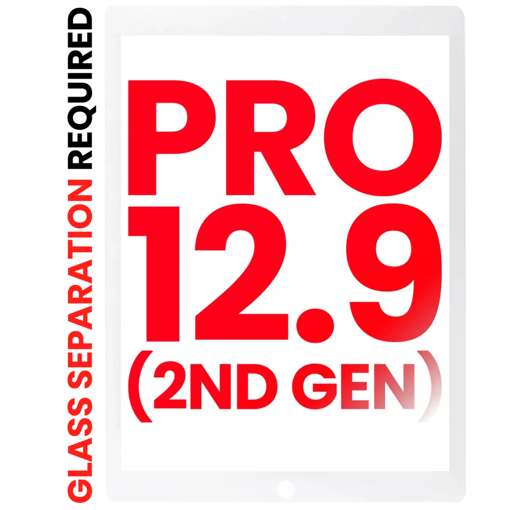 Digitizer For iPad Pro 12.9" 2nd Gen (2017) (Glass Separation Required) (Aftermarket Plus) (White)