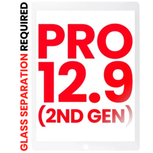 Digitizer For iPad Pro 12.9" 2nd Gen (2017) (Glass Separation Required) (Aftermarket Plus) (White)