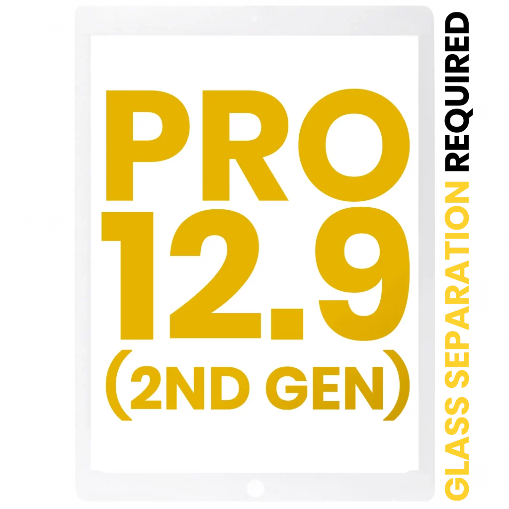 Front Glass Only For iPad Pro 12.9" 2nd Gen (2017) (White) (Glass Separation Required)