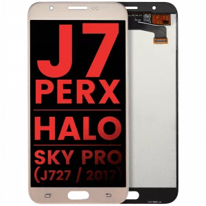 LCD Assembly Without Frame For Samsung Galaxy J7 Perx / Halo / Sky Pro (J727 / 2017) (Aftermarket Plus) (Gold)