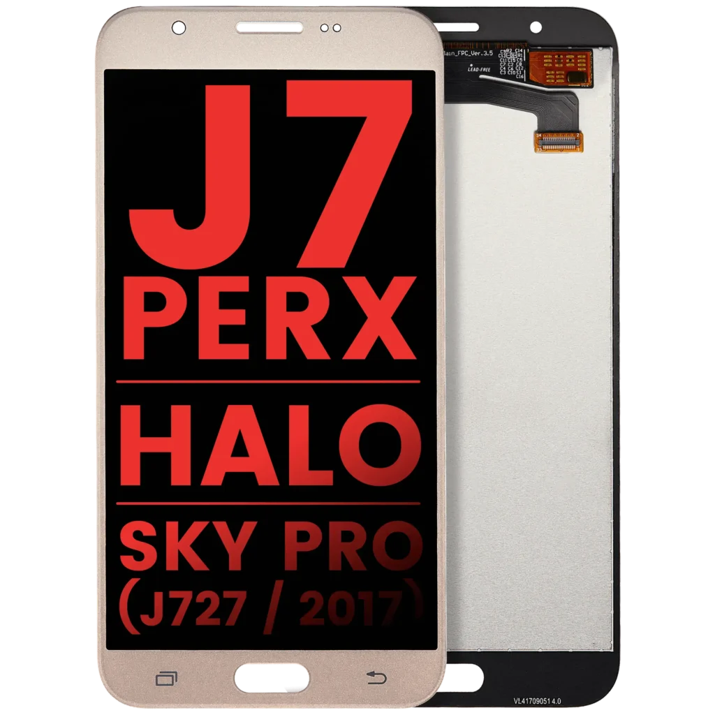 LCD Assembly Without Frame For Samsung Galaxy J7 Perx / Halo / Sky Pro (J727 / 2017) (Aftermarket Plus) (Gold)