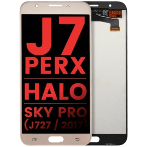 LCD Assembly Without Frame For Samsung Galaxy J7 Perx / Halo / Sky Pro (J727 / 2017) (Aftermarket Plus) (Gold)