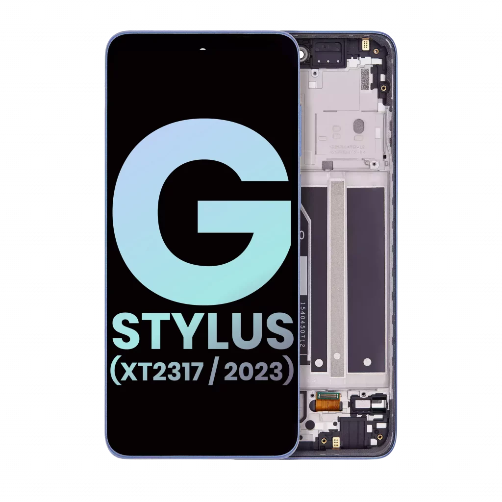 LCD Assembly With Frame For Motorola Moto G Stylus 4G (XT2317 / 2023) (Genuine OEM) (Blue)