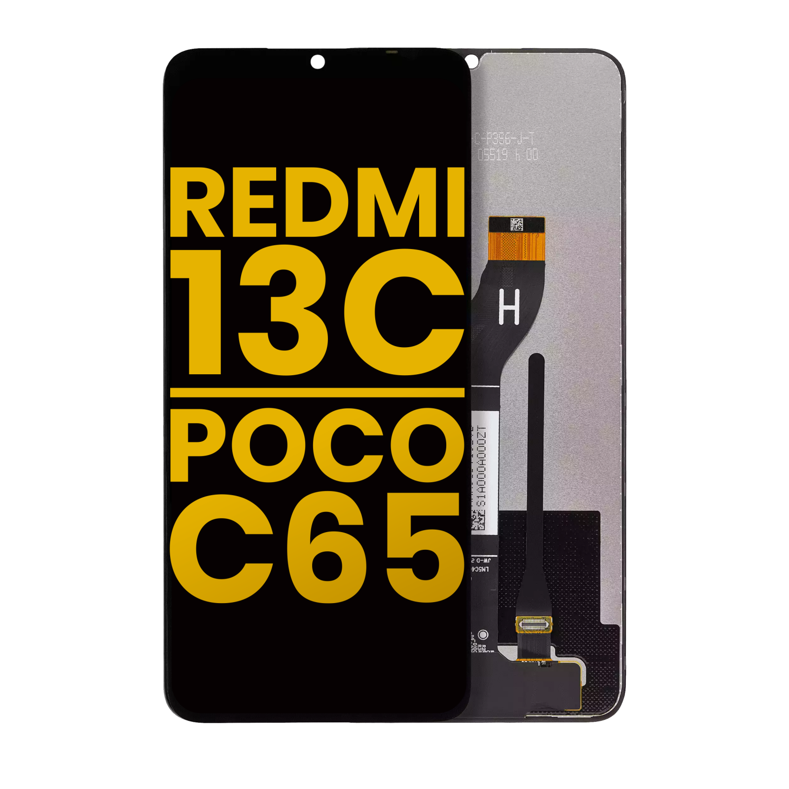 LCD Assembly Without Frame For Xiaomi Redmi 13C 4G / Xiaomi Poco C65 (Refurbished) (All Colors)