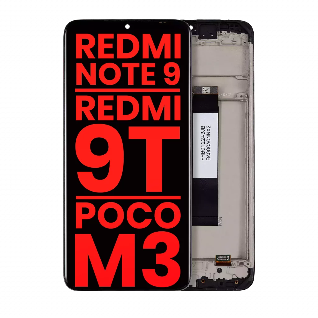 LCD Assembly With Frame Compatible For Xiaomi Redmi Note 9 4G / Redmi 9T / Poco M3 / Redmi 9 Power (Aftermarket Plus) (All Colors)