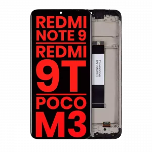 LCD Assembly With Frame For Xiaomi Redmi Note 9 4G / Redmi 9T / Poco M3 / Redmi 9 Power (Aftermarket Plus) (All Colors)