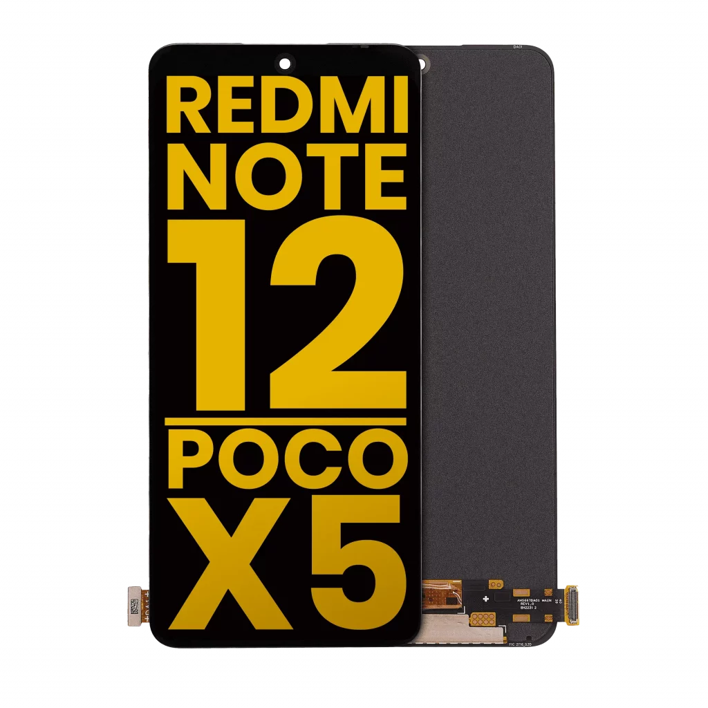 OLED Assembly Without Frame For Xiaomi Redmi Note 12 4G / Redmi Note 12 5G / Poco X5 (Refurbished) (All Colors)