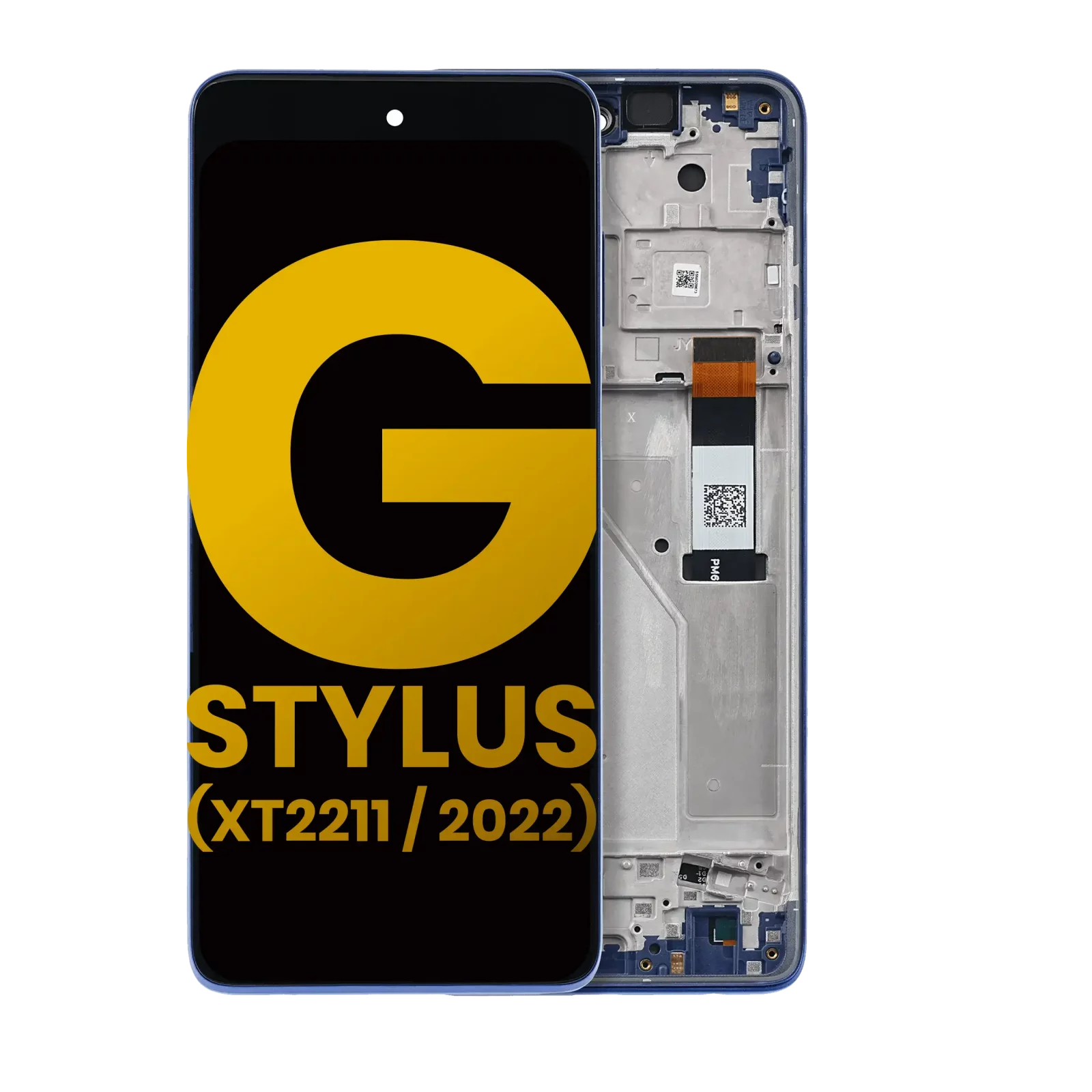 LCD Assembly With Frame For Motorola Moto G Stylus 4G (XT2211 / 2022) (Refurbished) (Twilight Blue)
