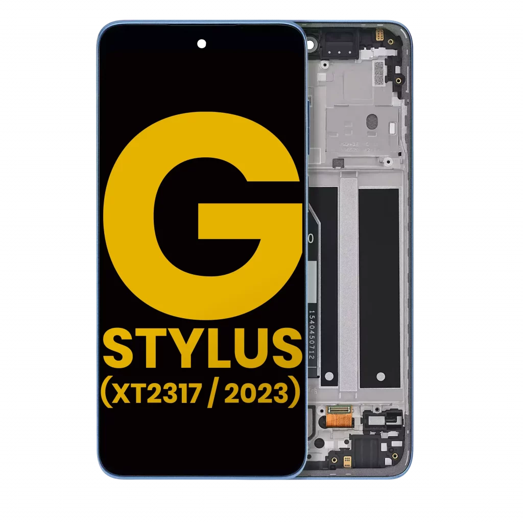 LCD Assembly With Frame For Motorola Moto G Stylus 4G (XT2317 / 2023) (Refurbished) (Blue)