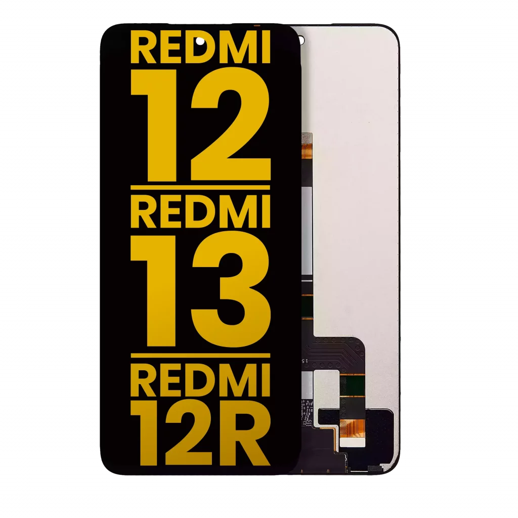 LCD Assembly Without Frame Compatible For Xiaomi Redmi 12 4G / Redmi 12 5G /Redmi 13 4G / Redmi 13 5G / Redmi Note 12R / Poco M6 Pro (Refurbished) (All Colors)