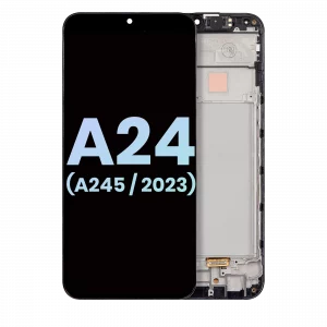 OLED Assembly With Frame For Samsung Galaxy A24 4G (A245 / 2023) (Service Pack) (All Colors)
