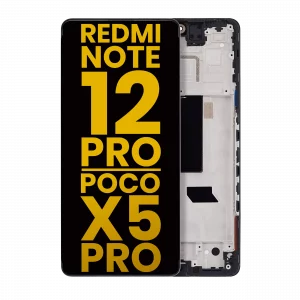 OLED Assembly With Frame For Xiaomi Redmi Note 12 Pro 5G / Redmi Note 12 Pro Speed / Xiaomi Poco X5 Pro (Refurbished) (All Colors)