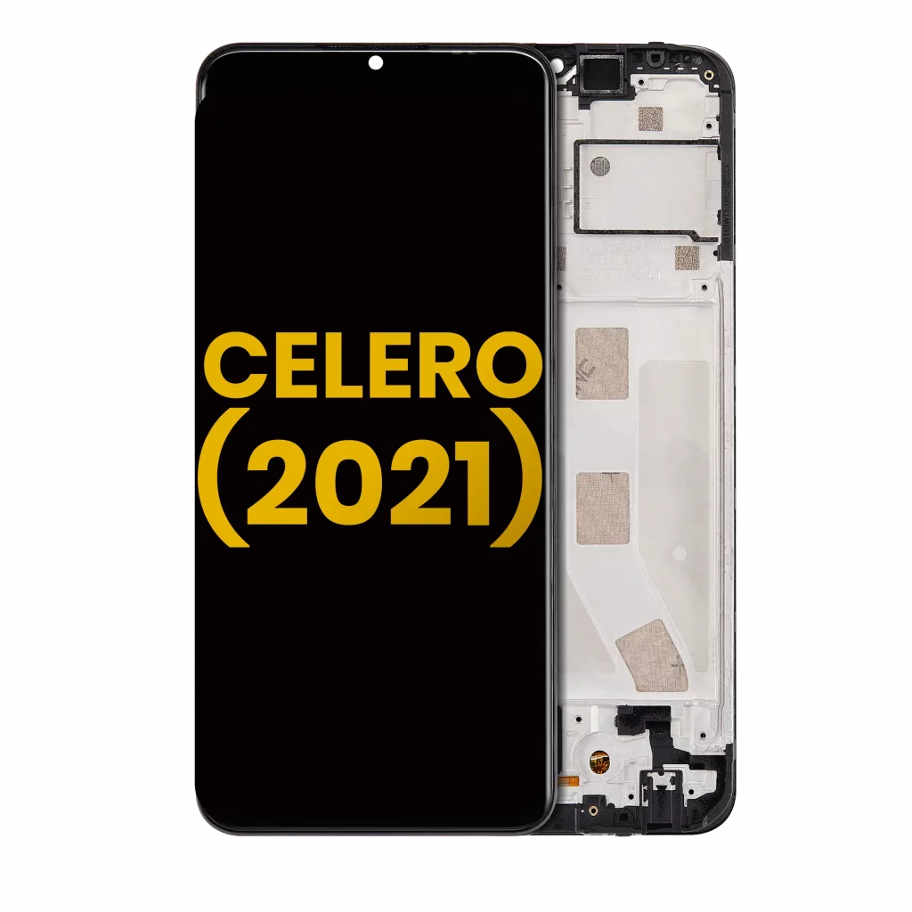 LCD Assembly With Frame For Boost Mobile Celero 5G (2021) (Refurbished) (All Colors)