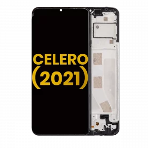 LCD Assembly With Frame For Boost Mobile Celero 5G (2021) (Refurbished) (All Colors)