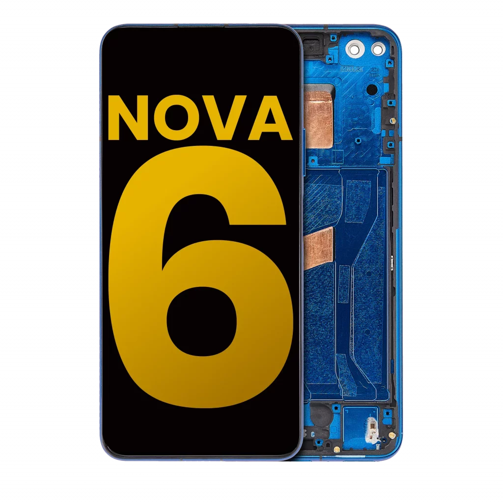 LCD Assembly With Frame For Huawei Nova 6 5G (Refurbished) (Blue)