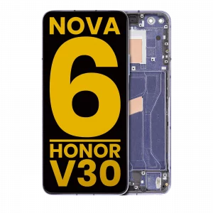 LCD Assembly With Frame For Huawei Nova 6 5G / Honor V30 (Refurbished) (Provence)