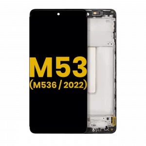 OLED Assembly With Frame For Samsung Galaxy M53 5G (M536 / 2022) (Refurbished) (All Colors)