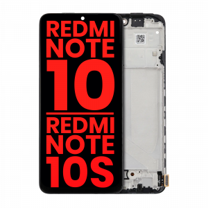 OLED Assembly With Frame For Xiaomi Redmi Note 10 4G / Redmi Note 10S (Aftermarket Plus) (All Colors)