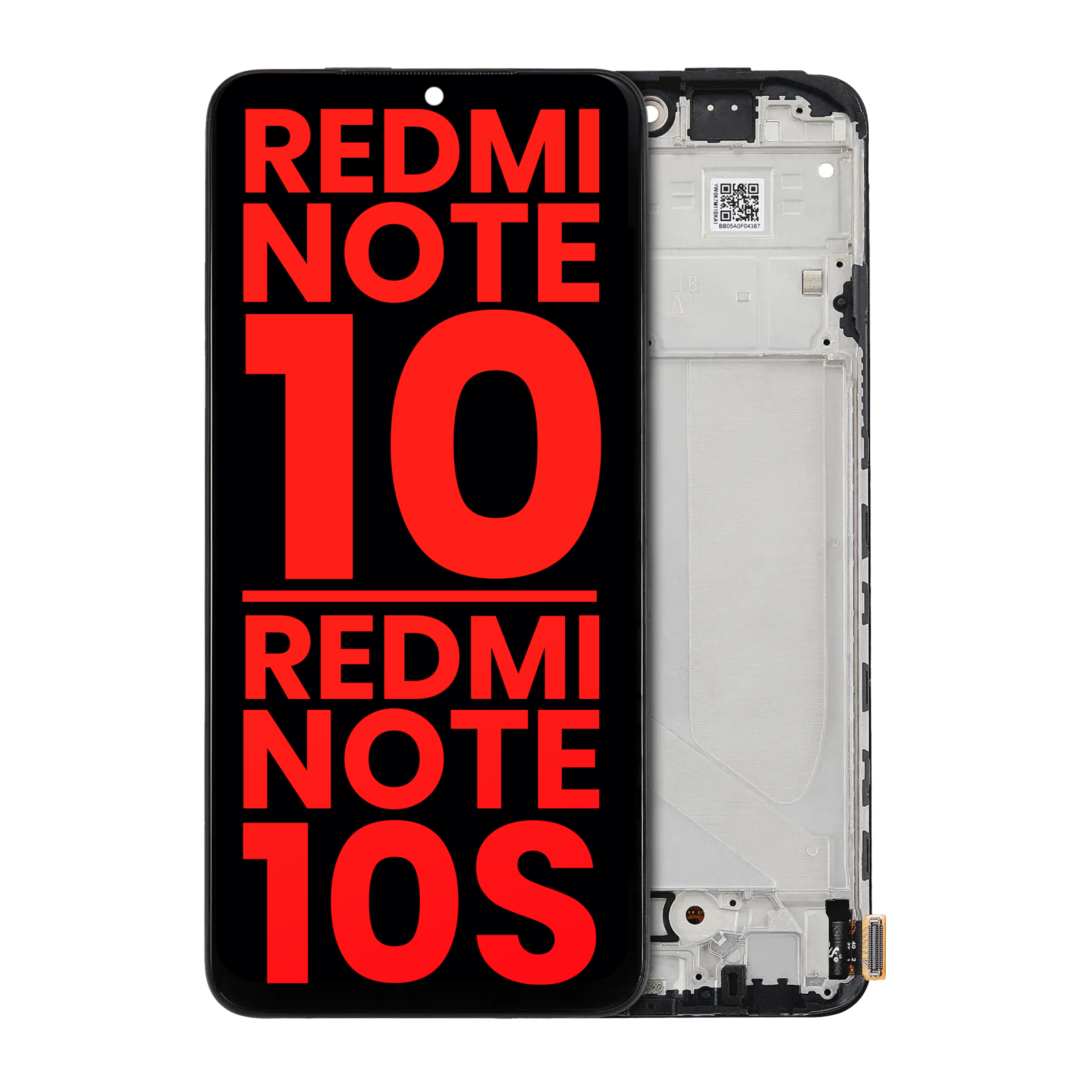 OLED Assembly With Frame For Xiaomi Redmi Note 10 4G / Redmi Note 10S (Aftermarket Plus) (All Colors)