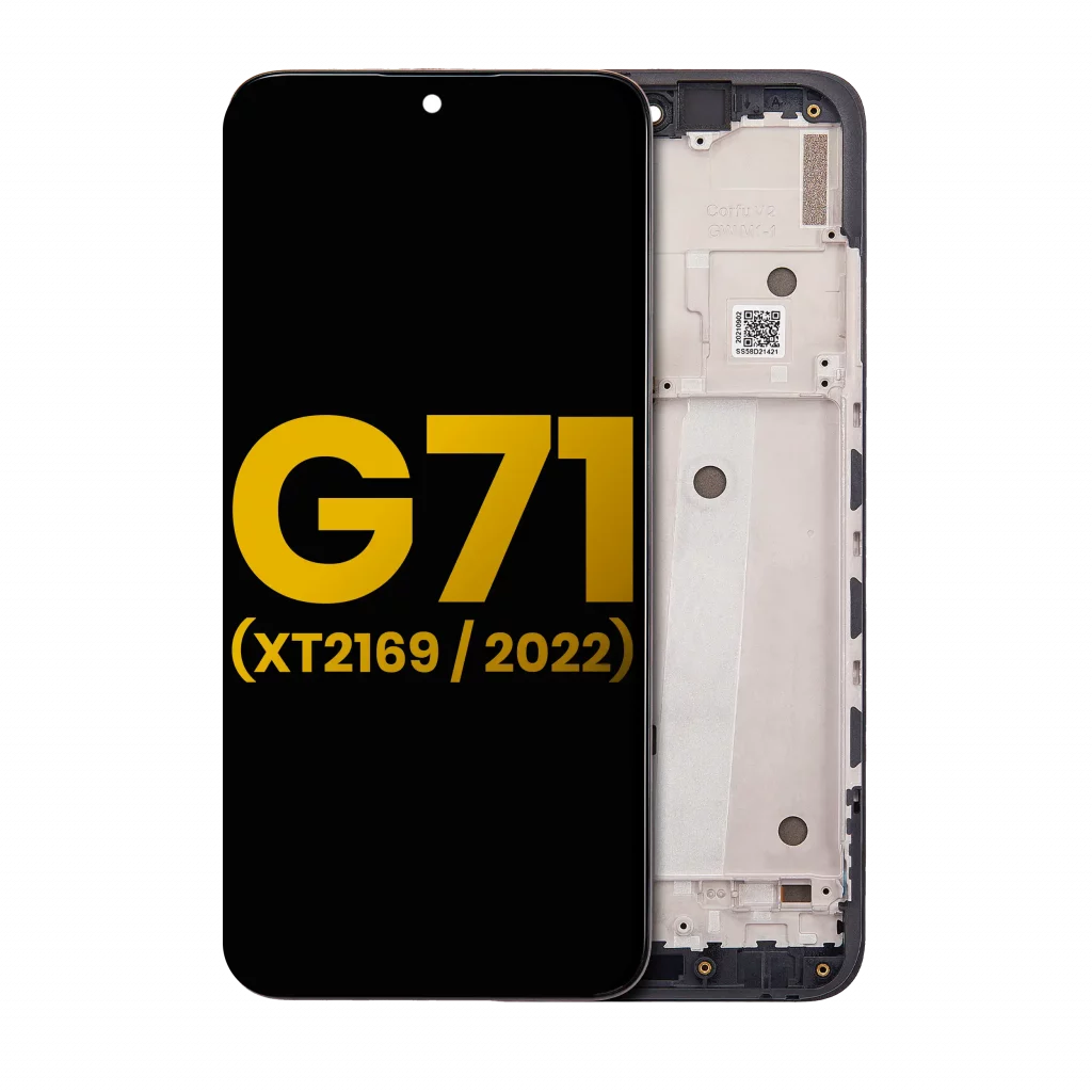 OLED Assembly With Frame For Motorola Moto G71 5G (XT2169 / 2022) (Refurbished) (All Colors)