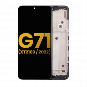 OLED Assembly With Frame For Motorola Moto G71 5G (XT2169 / 2022) (Refurbished) (All Colors)