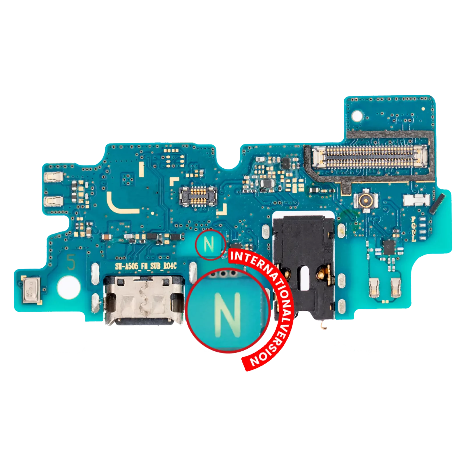 Charging Port With Board For Samsung Galaxy A50 (A505 / 2019) (International Version) (Premium)