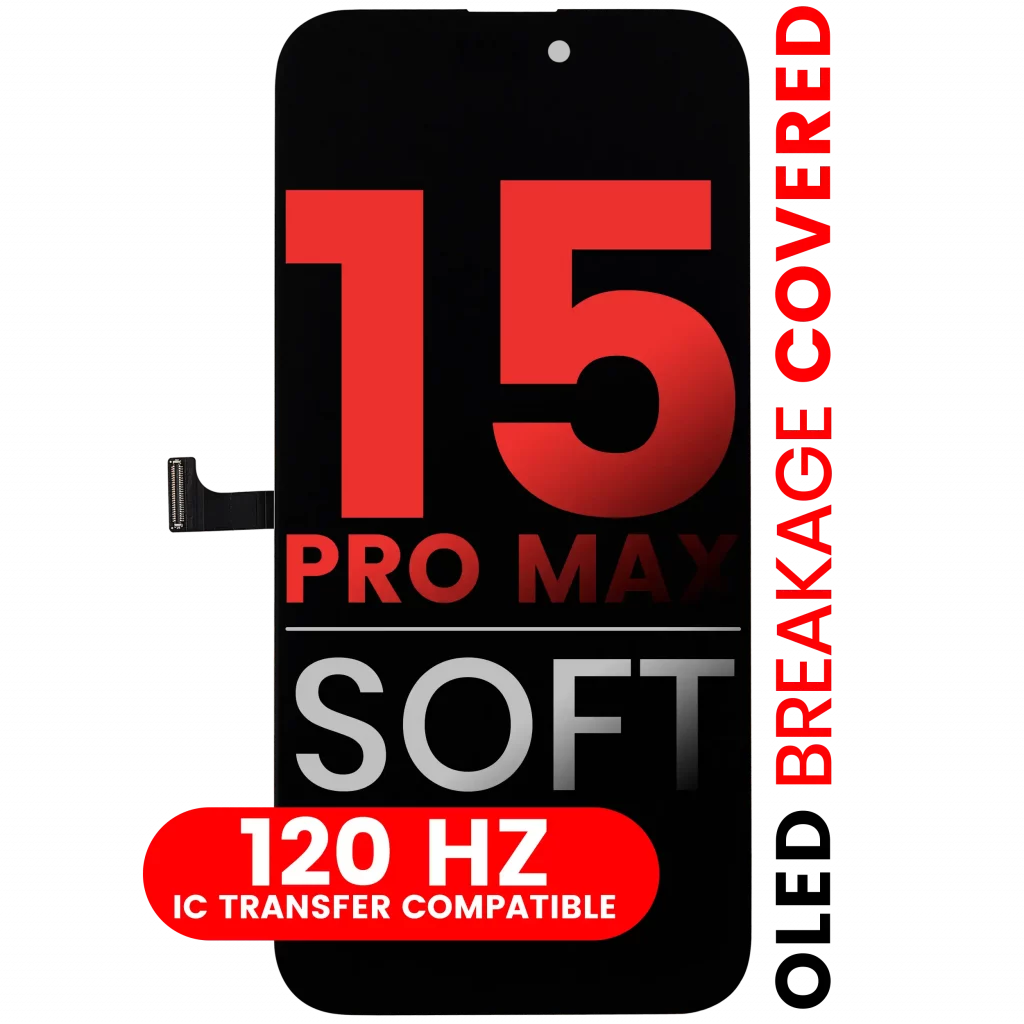 OLED Assembly For iPhone 15 Pro Max (Aftermarket Pro: XO7 Soft) (120HZ)
