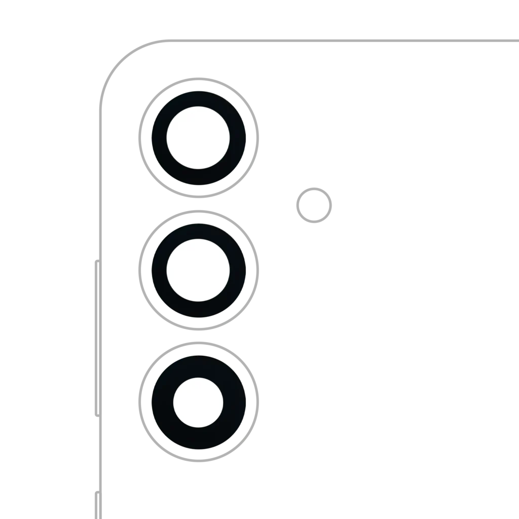 Back Camera Lens (Glass Only) With Adhesive For Samsung Galaxy S25 5G (3 Piece Set) (All Colors)