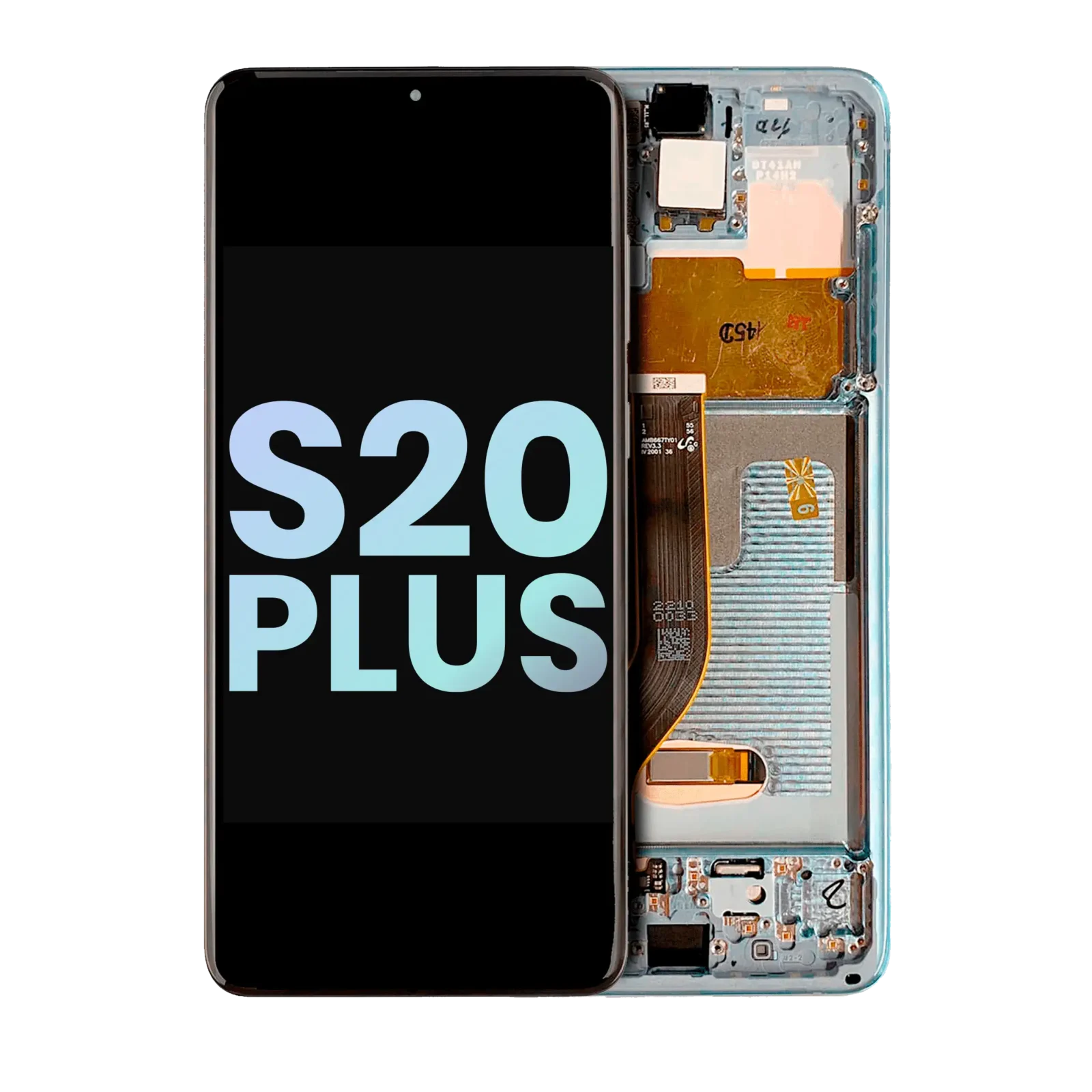 OLED Assembly With Frame For Samsung Galaxy S20 Plus 5G (Service Pack) (Cloud Blue)