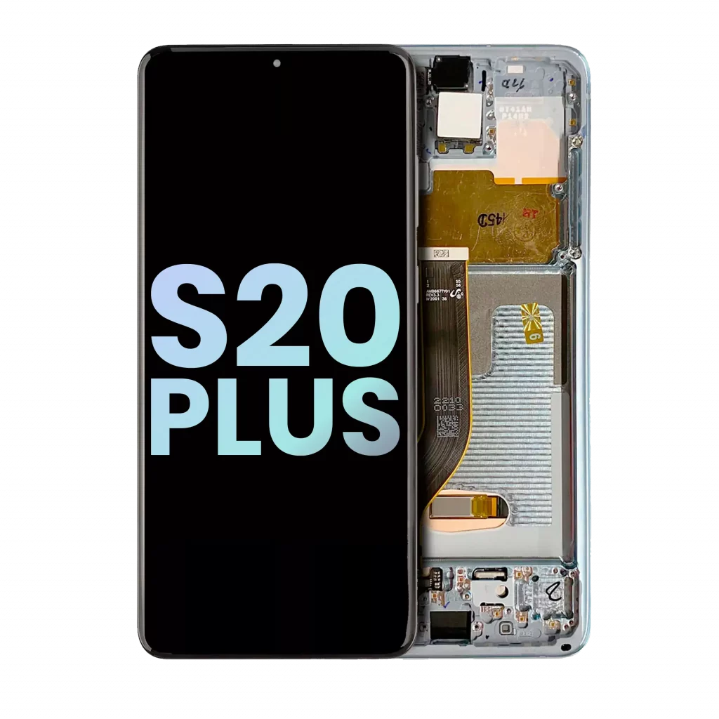 OLED Assembly With Frame For Samsung Galaxy S20 Plus 5G (Service Pack) (Cloud White)
