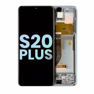 OLED Assembly With Frame For Samsung Galaxy S20 Plus 5G (Service Pack) (Cloud White)