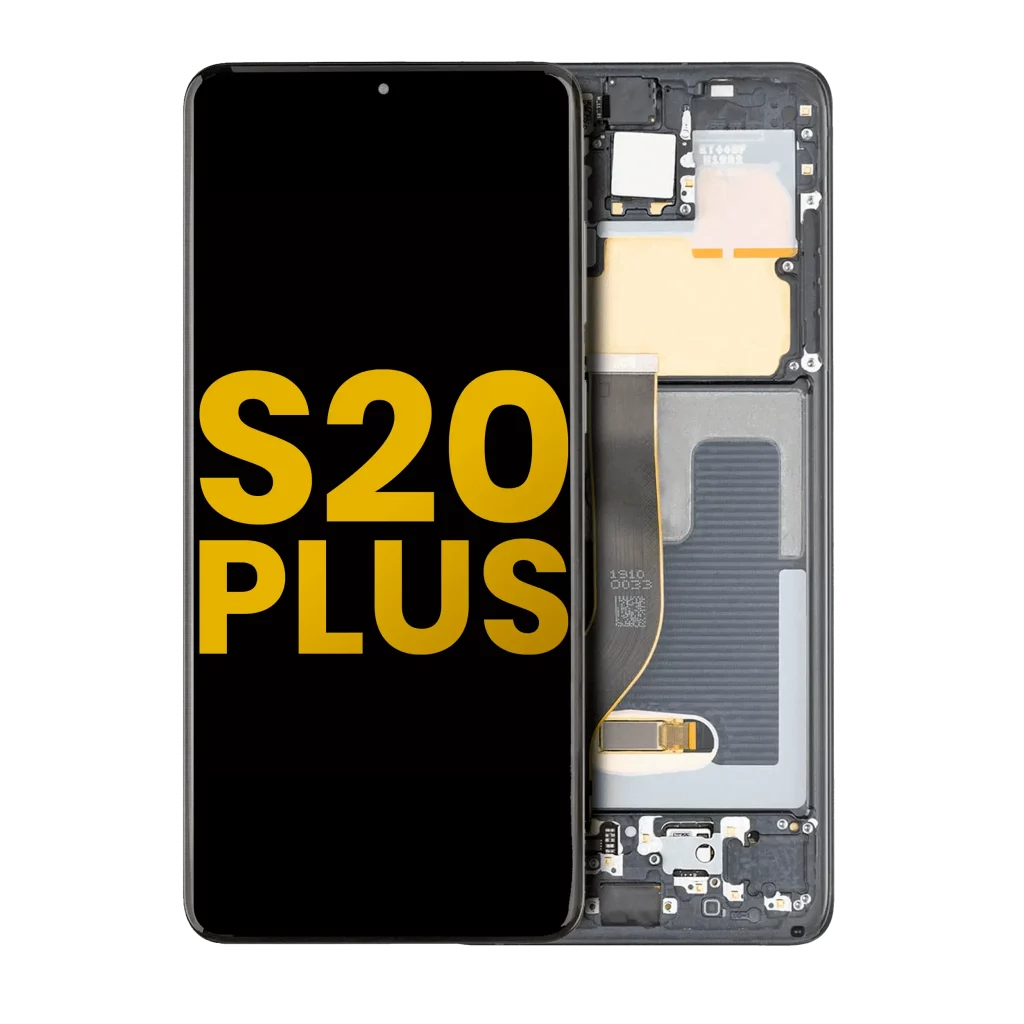 OLED Assembly With Frame For Samsung Galaxy S20 Plus 5G (Refurbished) (Cosmic Black)