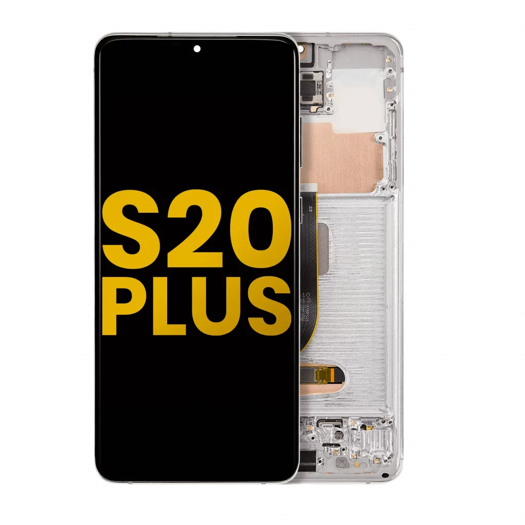 OLED Assembly With Frame For Samsung Galaxy S20 Plus 5G (Refurbished) (Cloud White)