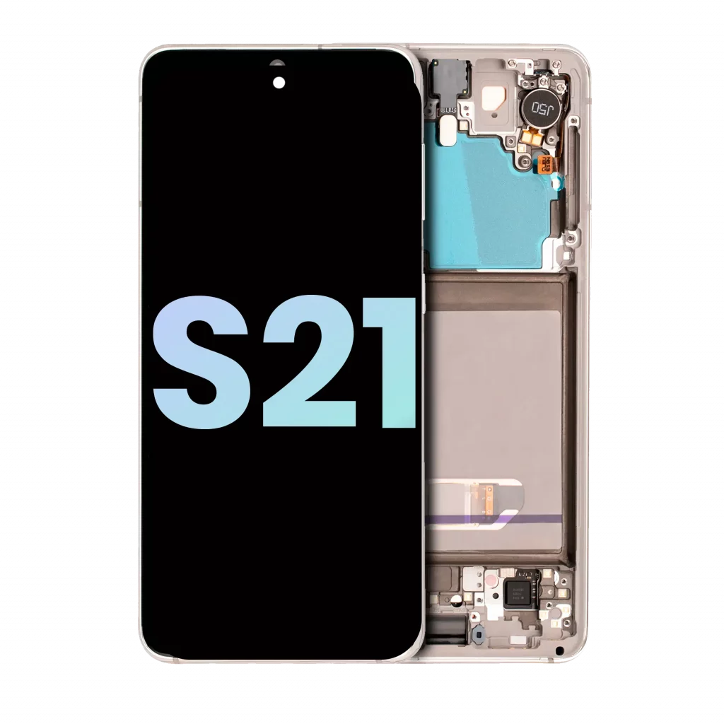 OLED Assembly With Frame For Samsung Galaxy S21 5G (Service Pack) (Phantom White)