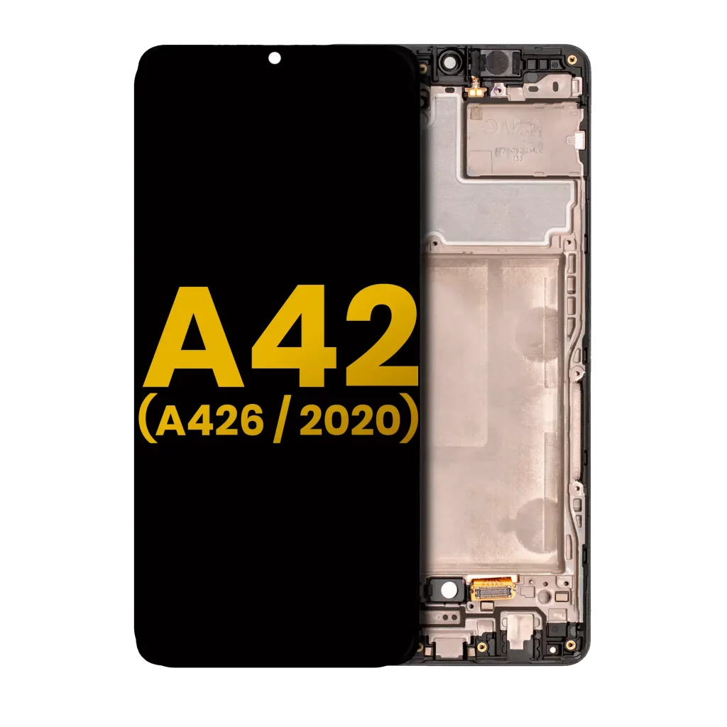 OLED Assembly With Frame For Samsung Galaxy A42 5G (A426 / 2020) (Refurbished) (Prism Dot Black)