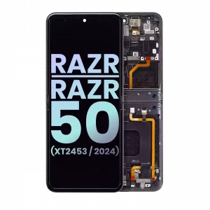 Main OLED Assembly For Motorola Razr / Razr 50 (XT2453 / 2024) (Genuine OEM) (Koala Grey)
