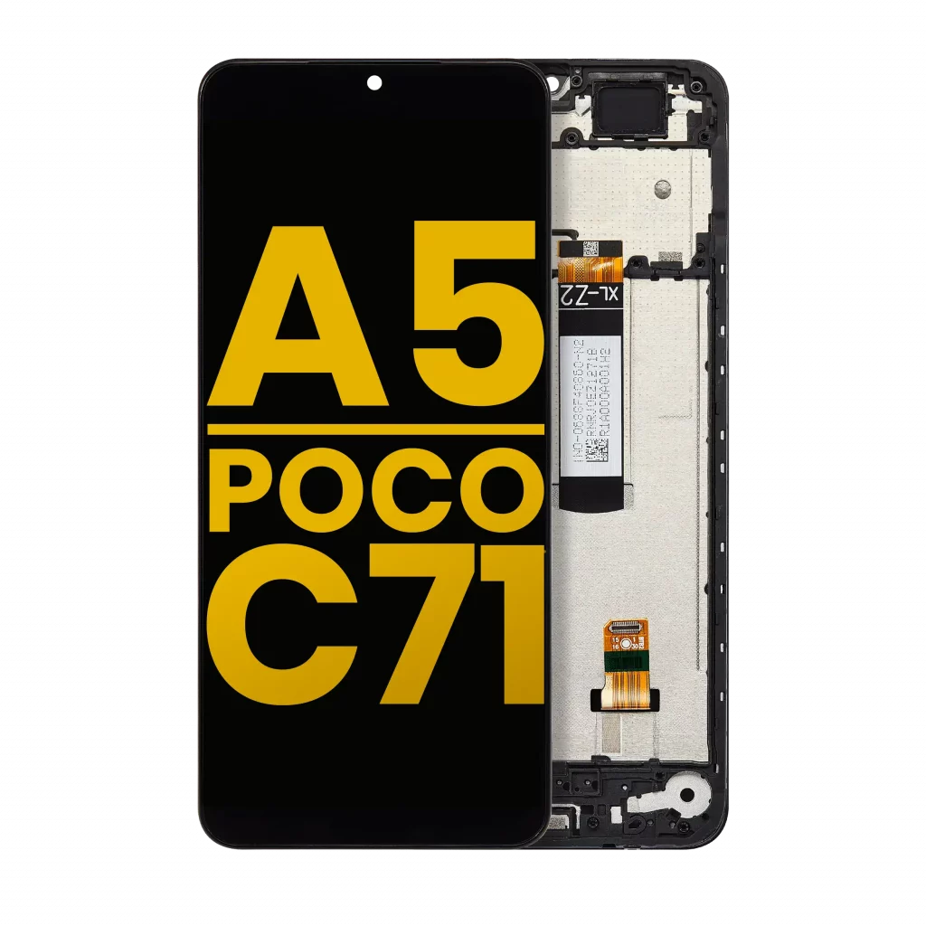 LCD Assembly With Frame For Xiaomi Redmi A5 4G / Xiaomi Poco C71 (Refurbished) (All Colors)