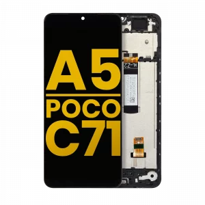 LCD Assembly With Frame For Xiaomi Redmi A5 4G / Xiaomi Poco C71 (Refurbished) (All Colors)