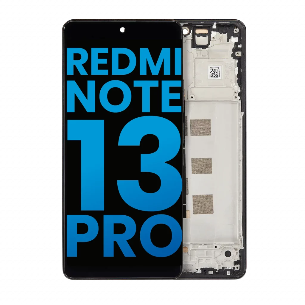 LCD Assembly With Frame For Xiaomi Redmi Note 13 Pro 4G / Xiaomi Poco M6 Pro 4G / Xiaomi Redmi Note 14S (Aftermarket: Incell) (Midnight Black)